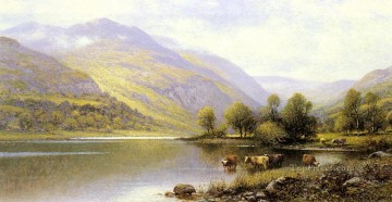  red Painting - Near Capel Curig North Wales landscape Alfred Glendening